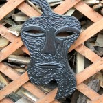 maska drewniana ozdobna